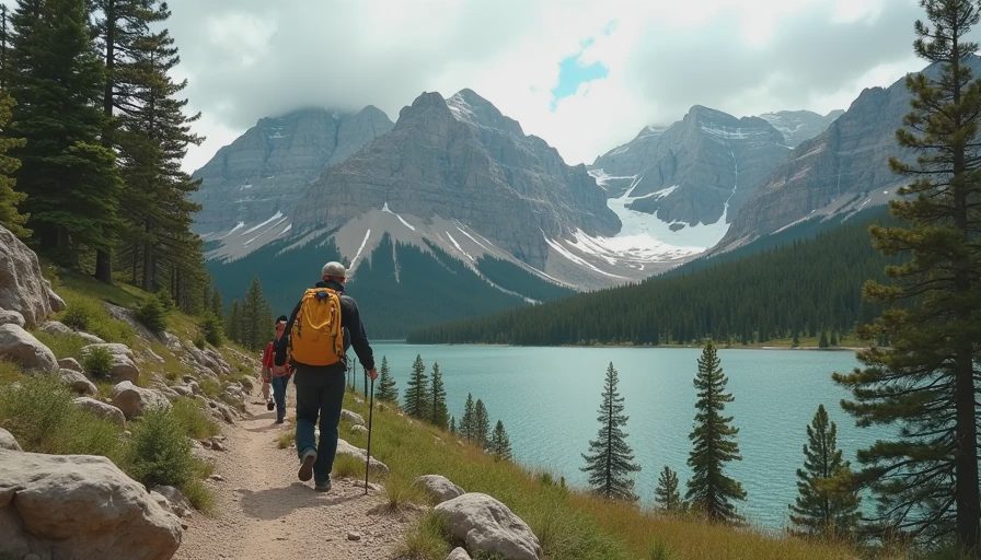 Visual context for lake haiyaha hike